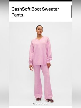 GAP Pink Knit Sweater Pants